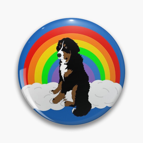 Item preview, Bernese Mountain Dog Rainbow Pattern  designed and sold by KantstandyaC.