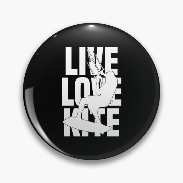 Item preview, Live Love Kite Kitesurfing Kitesurfer Kiteboarding Kiting designed and sold by Nessshirts.