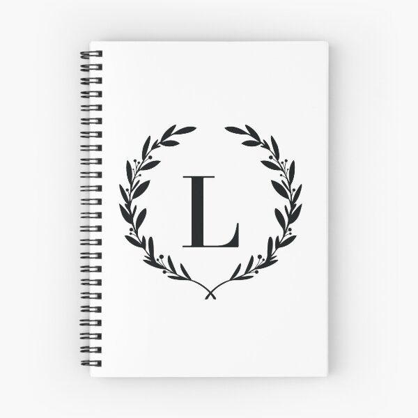 Item preview, Letter L, Laurel wreath monogram L, Initial L, Laurel frame with letter L designed and sold by KateBilous.