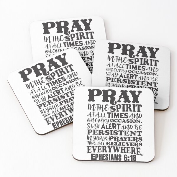 Item preview, Ephesians 6:18 designed and sold by plushism.
