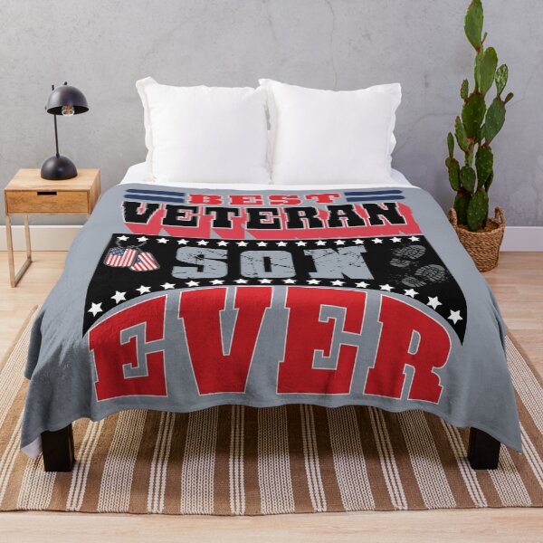 Item preview, Best Veteran Son Ever (V2) - navy army marine quotes designed and sold by DebbisPalette.