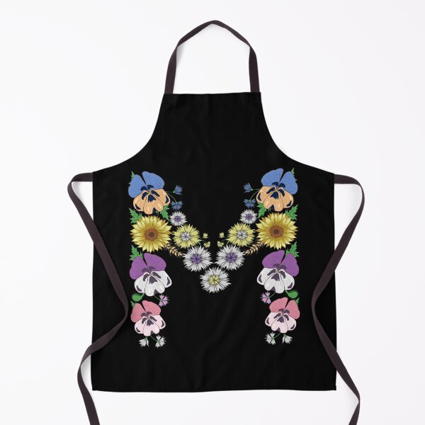 Item preview, Letter M Shirt Cute Initial Monogram Floral Alphabet Letters designed and sold by r-silver.