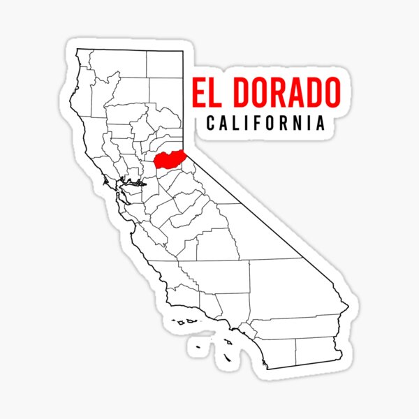 El Dorado County, California Sticker