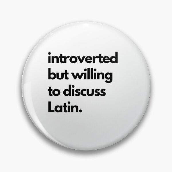 Artikelvorschau, Introvertierter Latinist - Schwarzer Text entworfen und verkauft von ResGerendae.