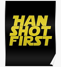 Han Shot First Poster