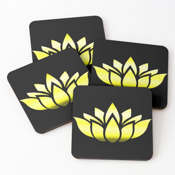 Item preview, Simplicity Lotus In Yellow Metallic Hue designed and sold by RosieSunflower.