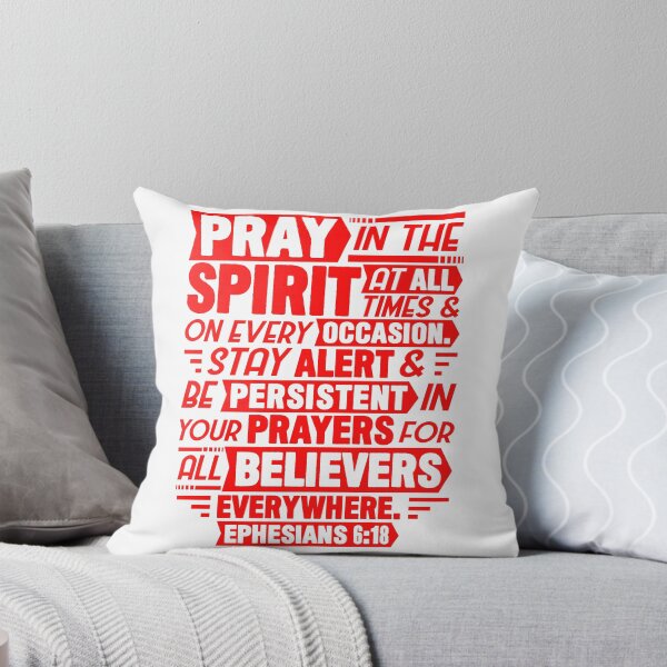 Item preview, Ephesians 6:18 designed and sold by plushism.