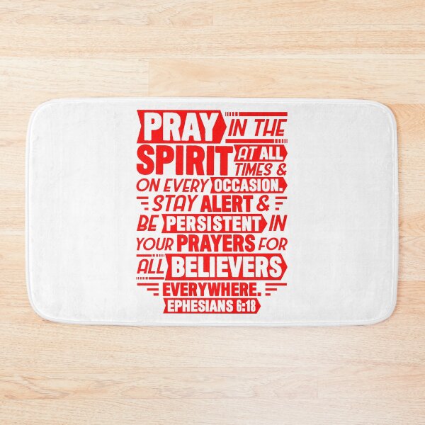 Item preview, Ephesians 6:18 designed and sold by plushism.