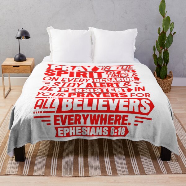 Item preview, Ephesians 6:18 designed and sold by plushism.