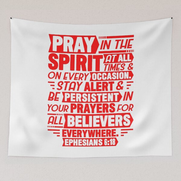 Item preview, Ephesians 6:18 designed and sold by plushism.