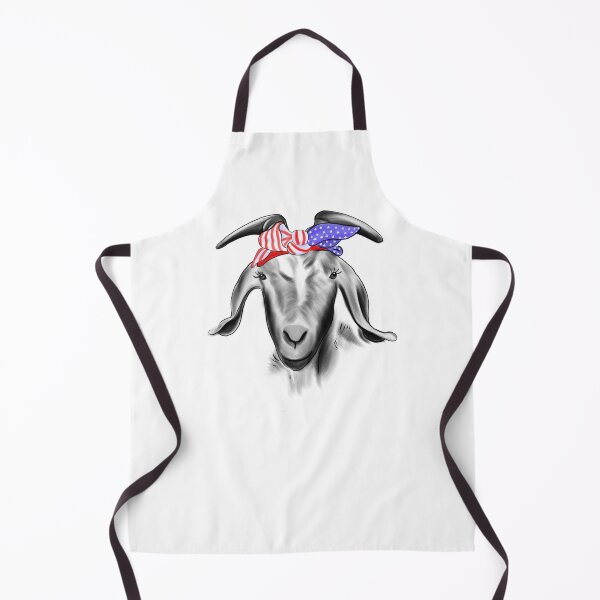 Item preview, Goat With USA Flag Bandage designed and sold by Dutlu.