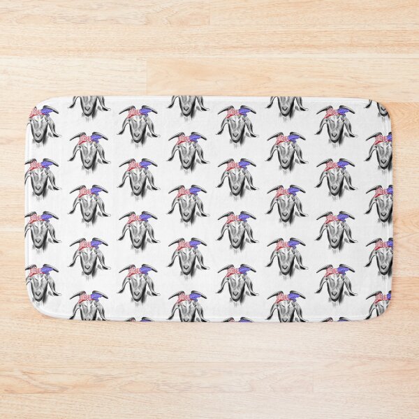 Item preview, Goat With USA Flag Bandage designed and sold by Dutlu.