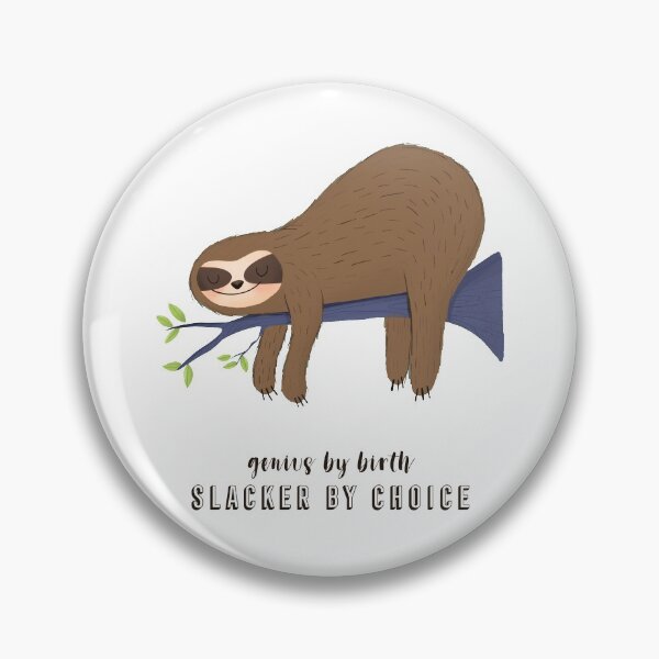 Item preview, Genius by birth slacker by choice designed and sold by StudioQ-.