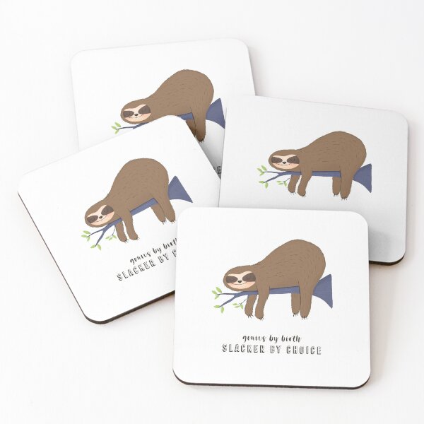 Item preview, Genius by birth slacker by choice designed and sold by StudioQ-.