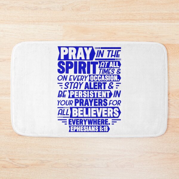 Item preview, Ephesians 6:18 designed and sold by plushism.