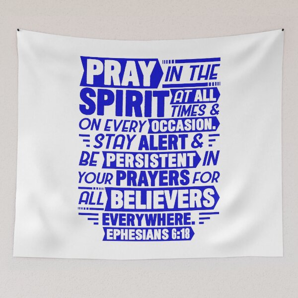 Item preview, Ephesians 6:18 designed and sold by plushism.