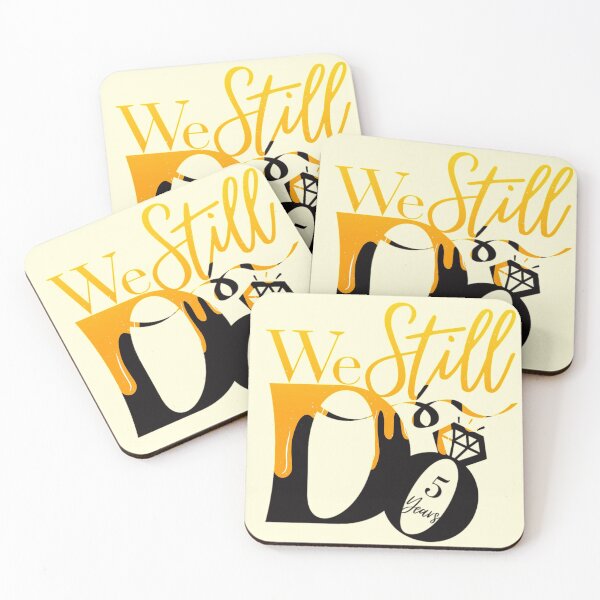 Item preview, We Still Do 5 Years, 5th Anniversary, Wedding Anniversary, Couple Shirt, designed and sold by PGGO.