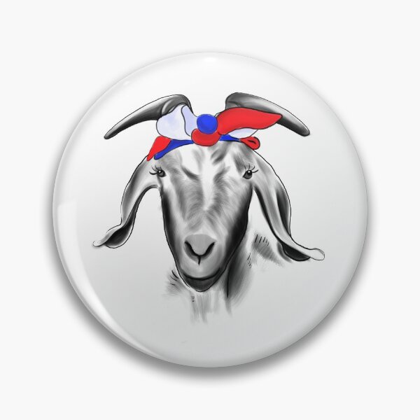 Item preview, Goat With France Flag Bandage designed and sold by Dutlu.