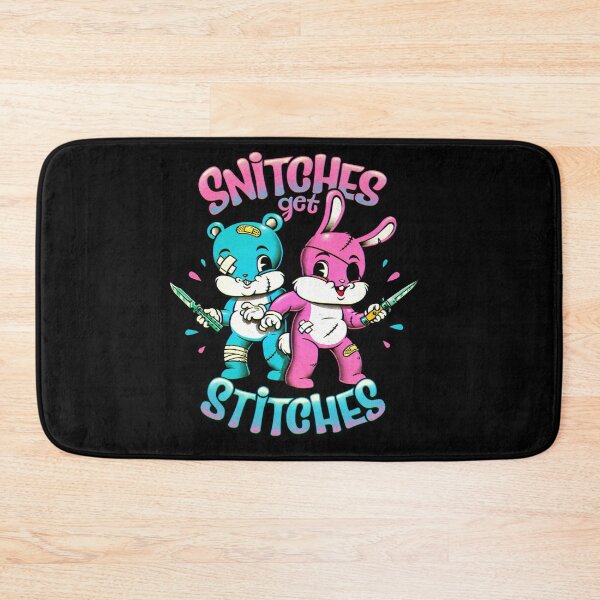 Item preview, Snitches get Stitches Cute Cartoon designed and sold by andremuller.