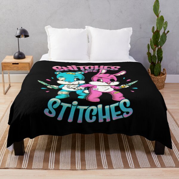 Item preview, Snitches get Stitches Cute Cartoon designed and sold by andremuller.