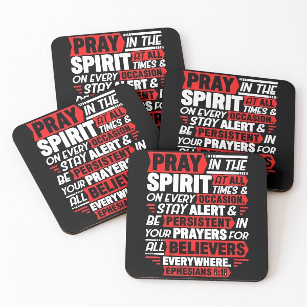 Item preview, Ephesians 6:18 designed and sold by plushism.