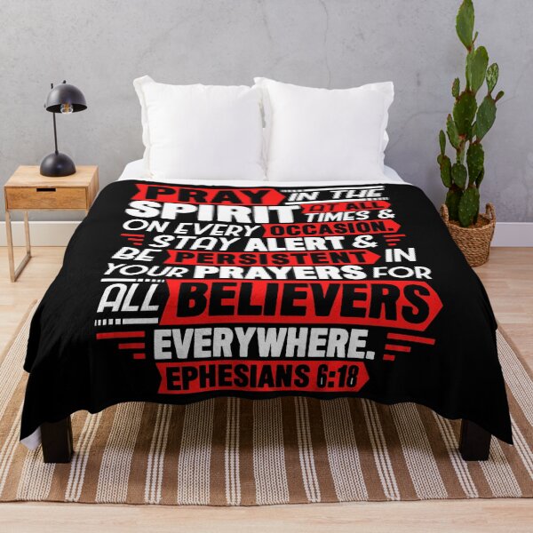 Item preview, Ephesians 6:18 designed and sold by plushism.