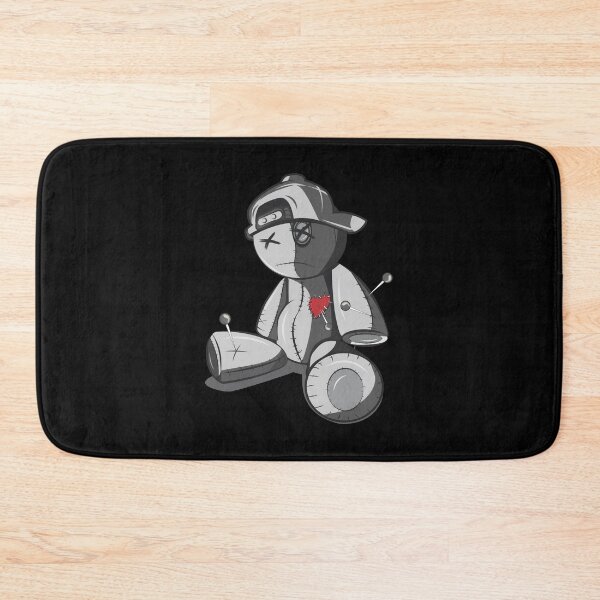 Item preview, Emotionally Tired Greyscale Teddy Bear With A Broken Heart designed and sold by crazycollective.