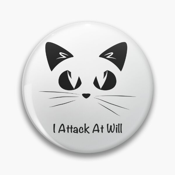 Item preview, Cat Warning designed and sold by dfavrefelix.