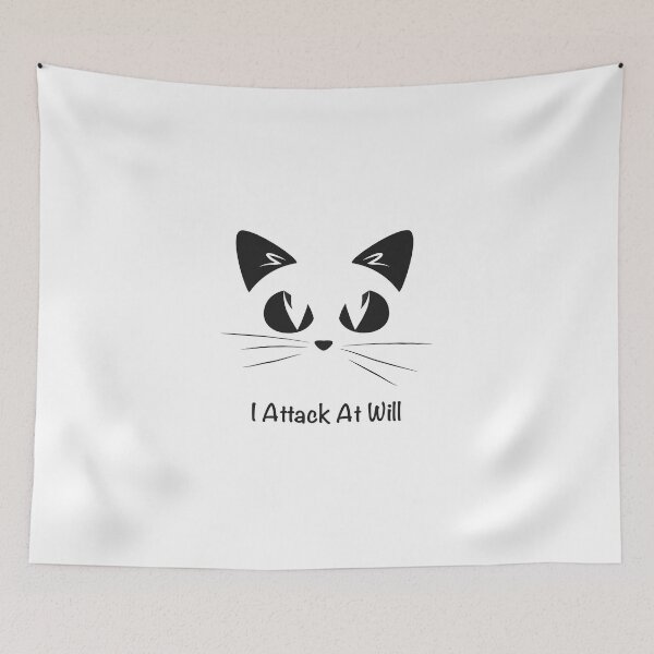 Item preview, Cat Warning designed and sold by dfavrefelix.