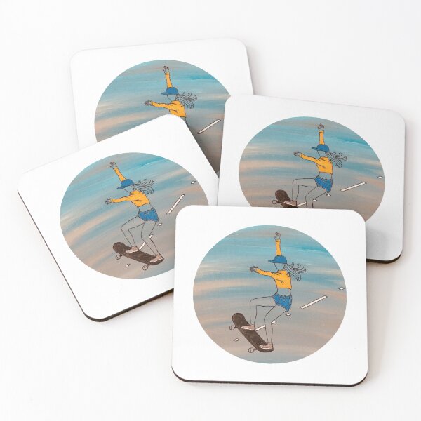 Item preview, Girl Rockin’ Skateboarder designed and sold by Artfullee63.