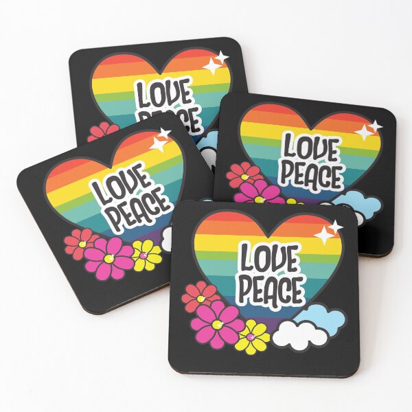 Item preview, Love And Peace Hippie Loveheart designed and sold by Johan Liebert.