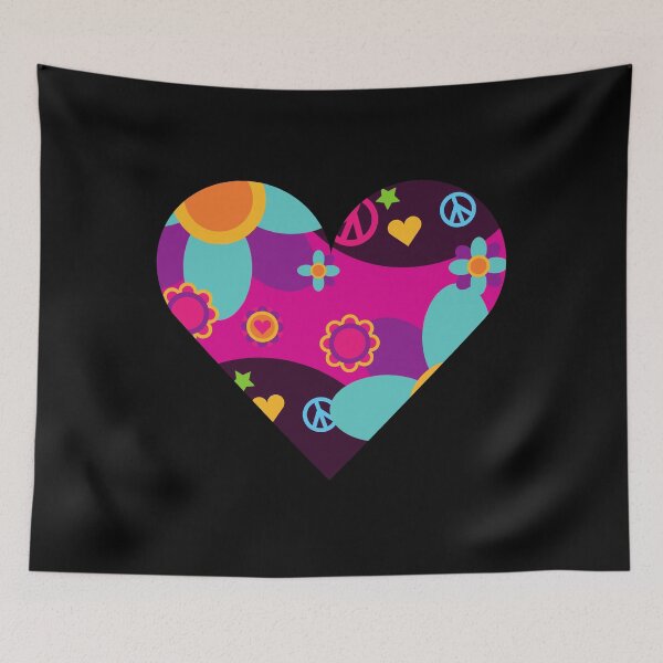 Item preview, Colorful Hippie Loveheart designed and sold by Johan Liebert.