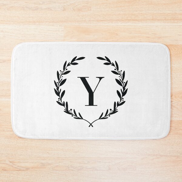 Item preview, Letter Y, Laurel wreath monogram Y, Initial Y, Laurel frame with letter Y designed and sold by KateBilous.