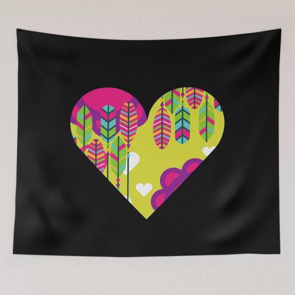 Item preview, Colorful Hippie Loveheart designed and sold by Johan Liebert.