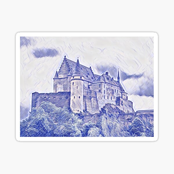 Vianden Castle Pen Sticker