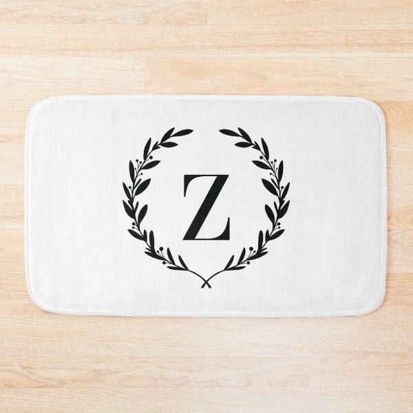 Item preview, Letter Z, Laurel wreath monogram Z, Initial Z, Laurel frame with letter Z designed and sold by KateBilous.