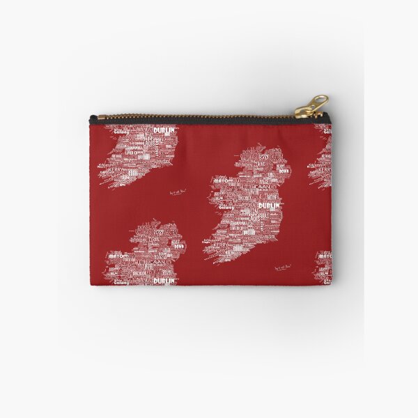 Item preview, Red Map of Ireland Eire Emerald Isle designed and sold by SayITwithSTONE.