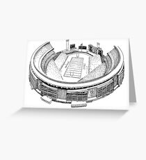 Shea Stadium - New York Jets/Mets Stadium Sketch Greeting Card