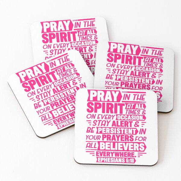 Item preview, Ephesians 6:18 designed and sold by plushism.