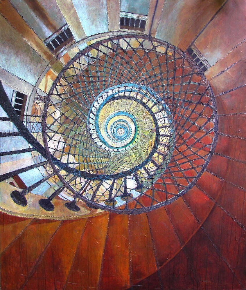  Spiral Staircase By Elizabeth D Angelo Redbubble