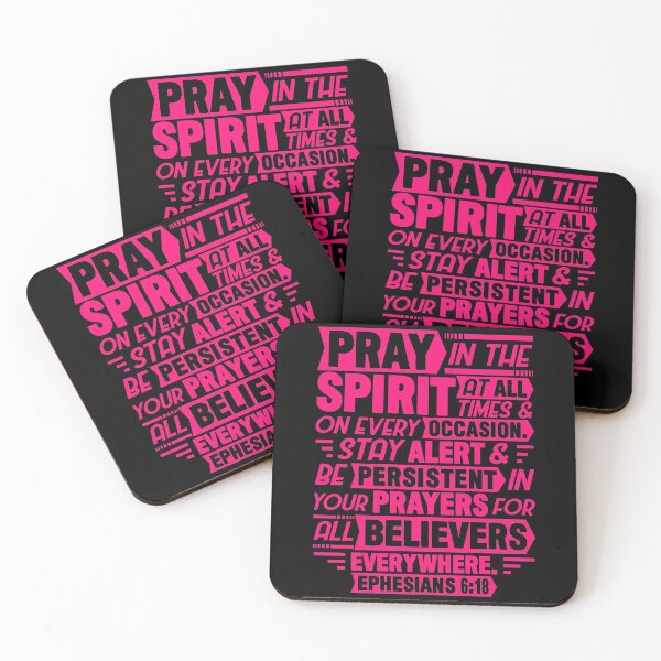 Item preview, Ephesians 6:18 designed and sold by plushism.