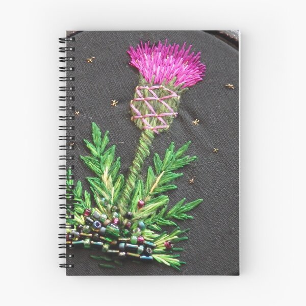 Item preview, Silk Thistle embroidery designed and sold by MsFledermaus.