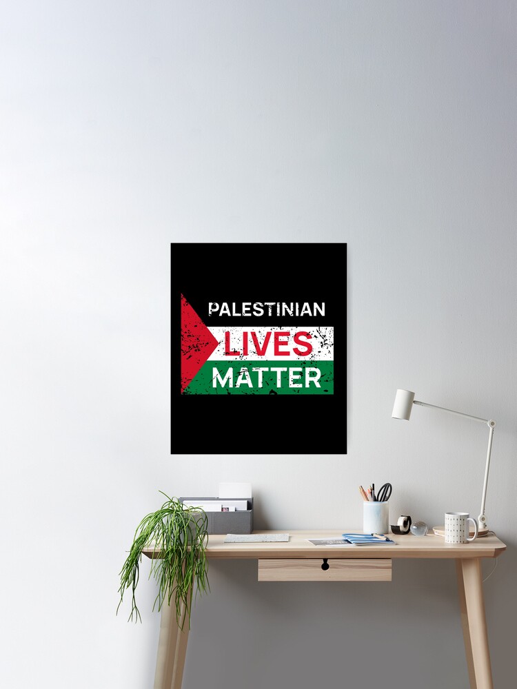 Palestine Flag Lives Matter P5 - Palestine - Posters and Art