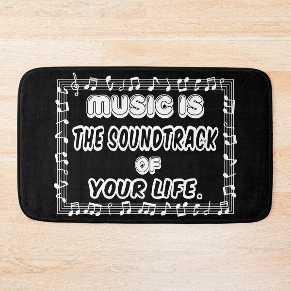 Item preview, Music is the soundtrack of your life! designed and sold by Fashimation20.