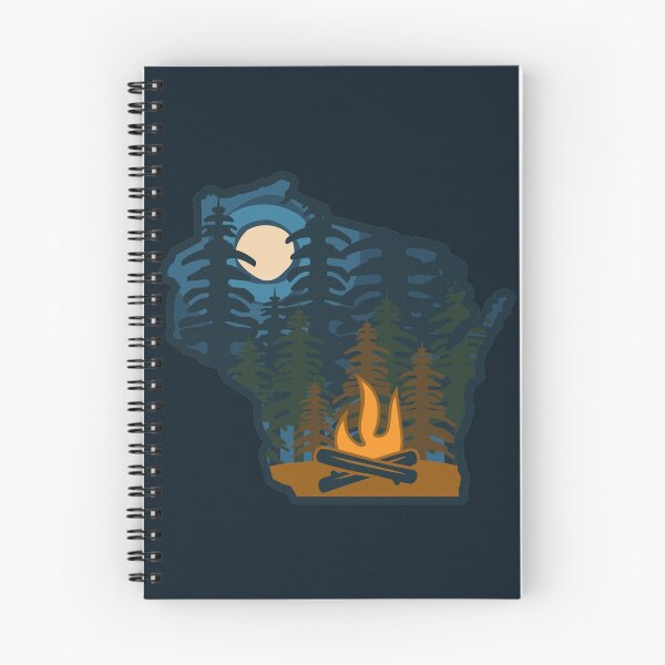 Item preview, Wisconsin Moonlit Campfire on the Lake designed and sold by gstrehlow2011.