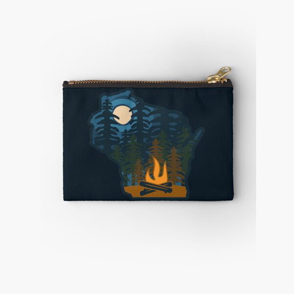 Item preview, Wisconsin Moonlit Campfire on the Lake designed and sold by gstrehlow2011.