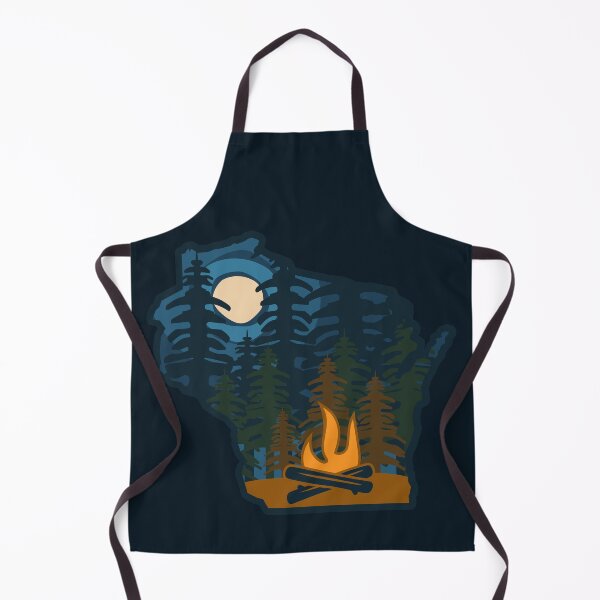 Item preview, Wisconsin Moonlit Campfire on the Lake designed and sold by gstrehlow2011.