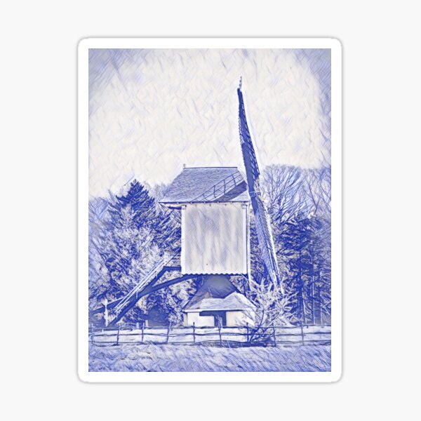 Windmill Pen Sticker