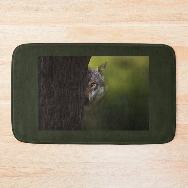Item preview, Red Wolf in the Woods designed and sold by Jessica Kirste.