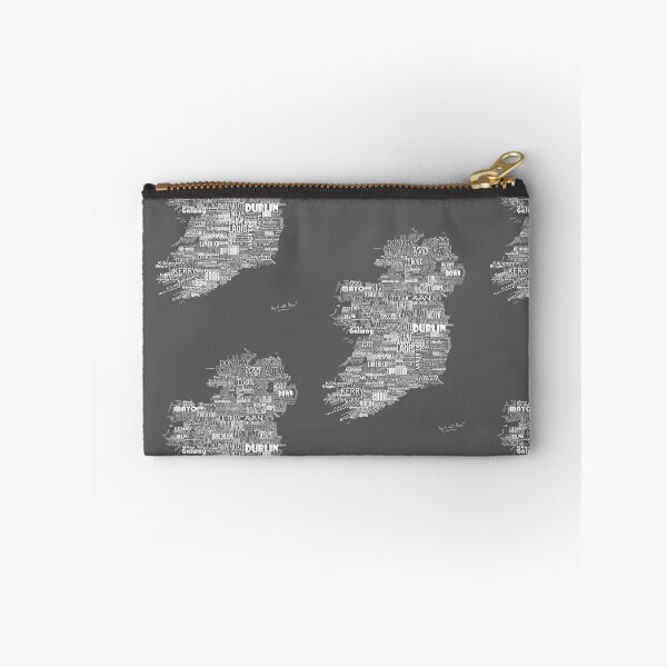 Item preview, Grey Map of Ireland Eire Emerald Isle designed and sold by SayITwithSTONE.